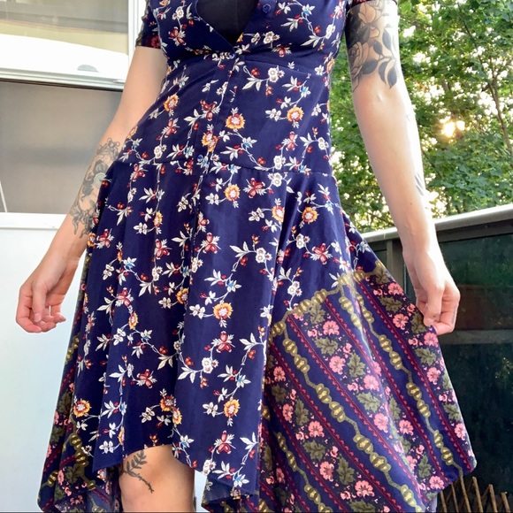 Maison Martin Margiela Floral Asymmetrical Dress - Picture 3 of 5